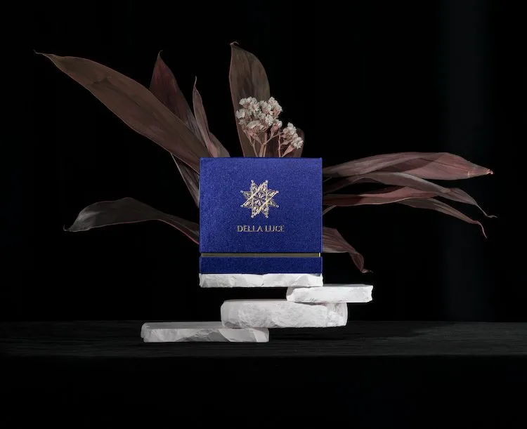 Midnight emblem perfume box
