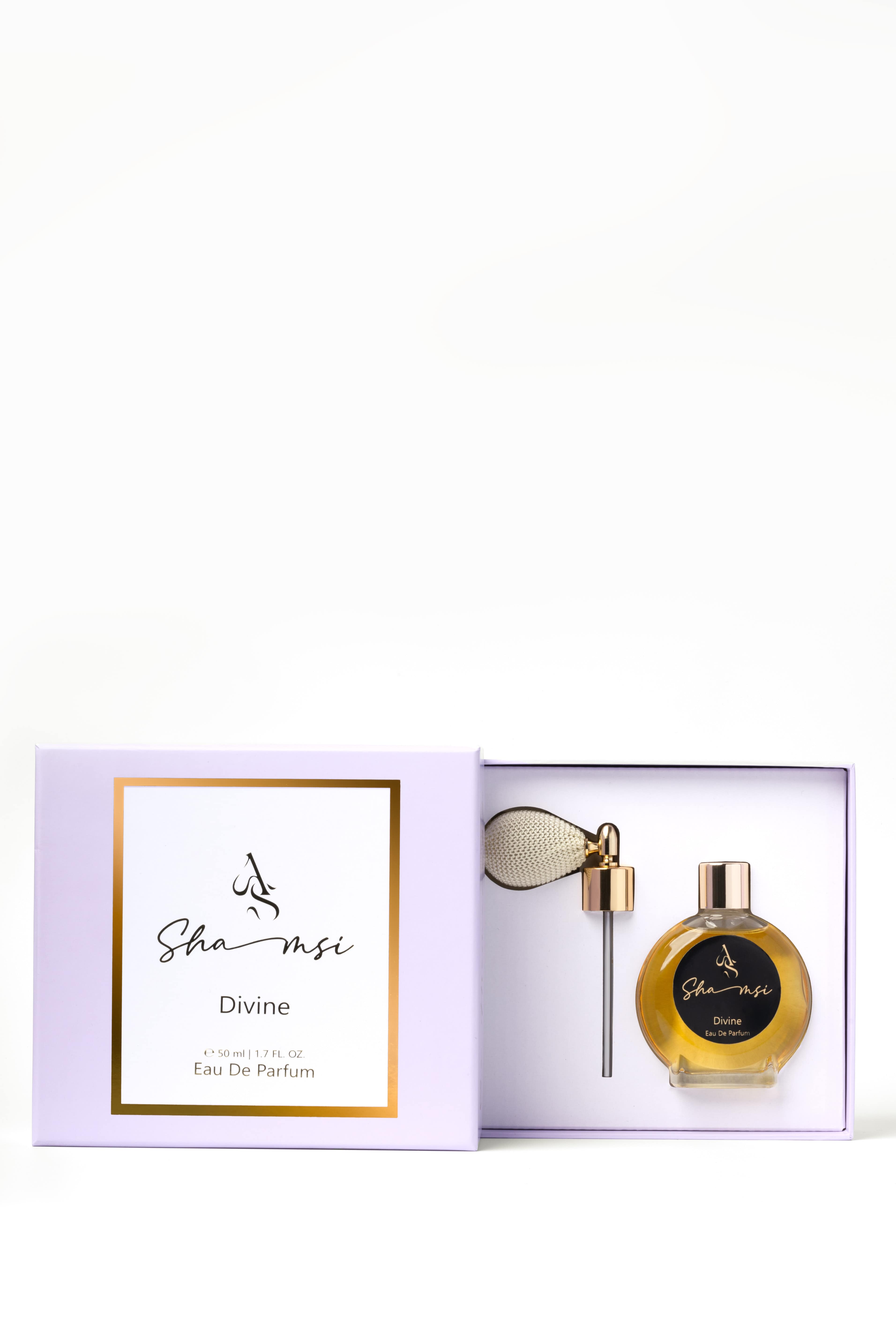 Lilac frame perfume box